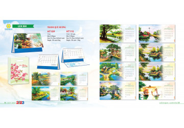 LỊCH ĐỂ BÀN 24x16