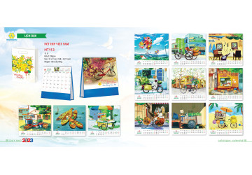 LỊCH ĐỂ BÀN 18x21 cm
