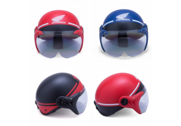 Mũ bảo hiểm nữa đầu có kính