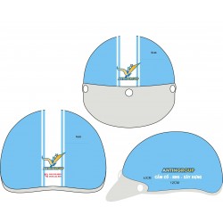 Nón bảo hiểm phối quảng cáo