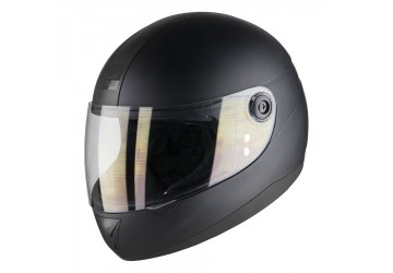 Mũ bảo hiểm full đầu đen xám có kinh